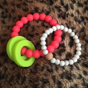 Chewbeads Baby teething ring & bracelet bundle